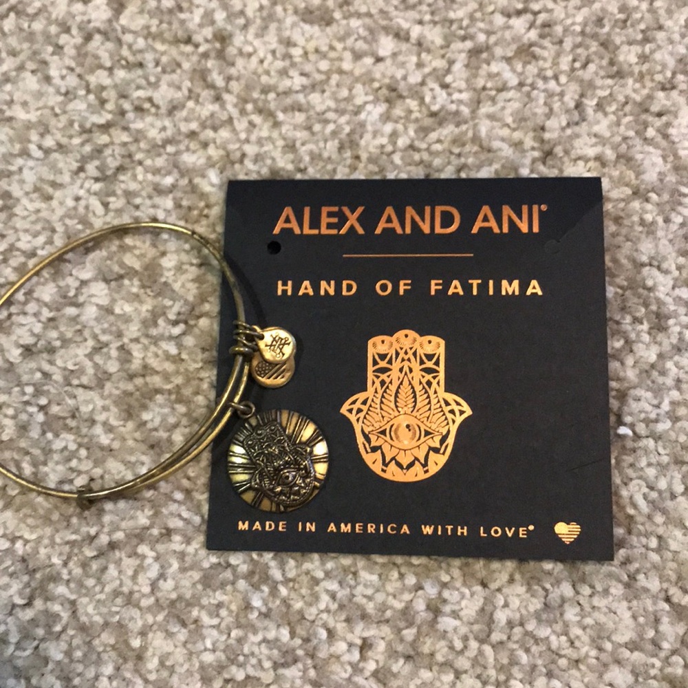 Alex and ani hand of Fatima bracelet